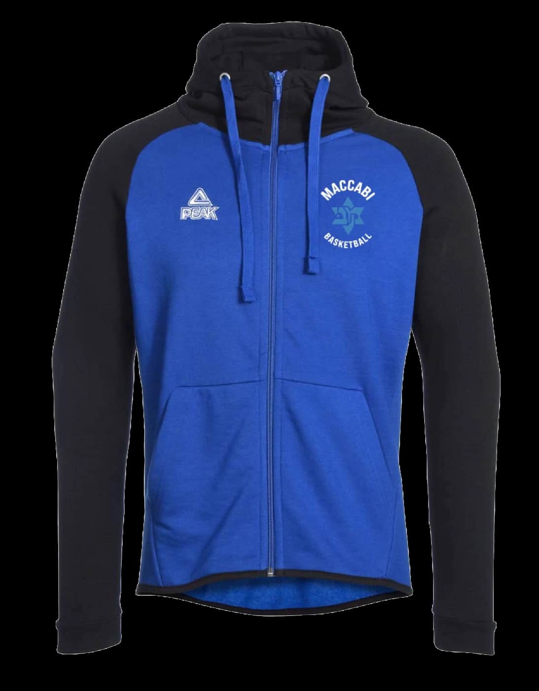 Blau-schwarze Maccabi München Trainingsjacke
