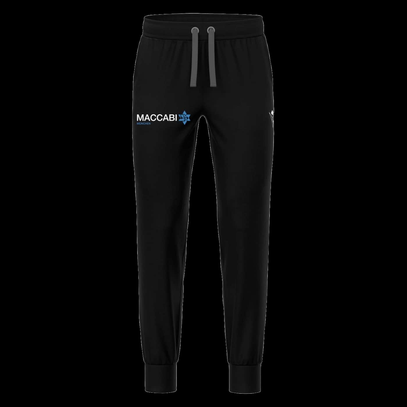 Schwarze Maccabi München Fußball Sweatpant