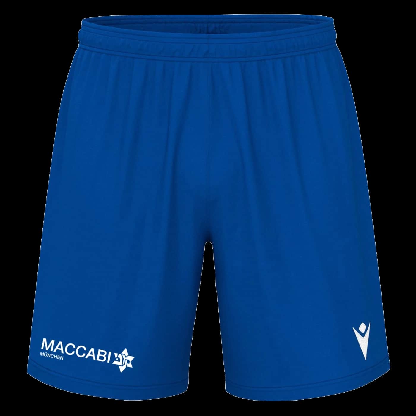 Royalblaue Maccabi München Fußball-Short